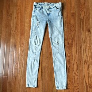 Zara Distressed Skinny Jeans